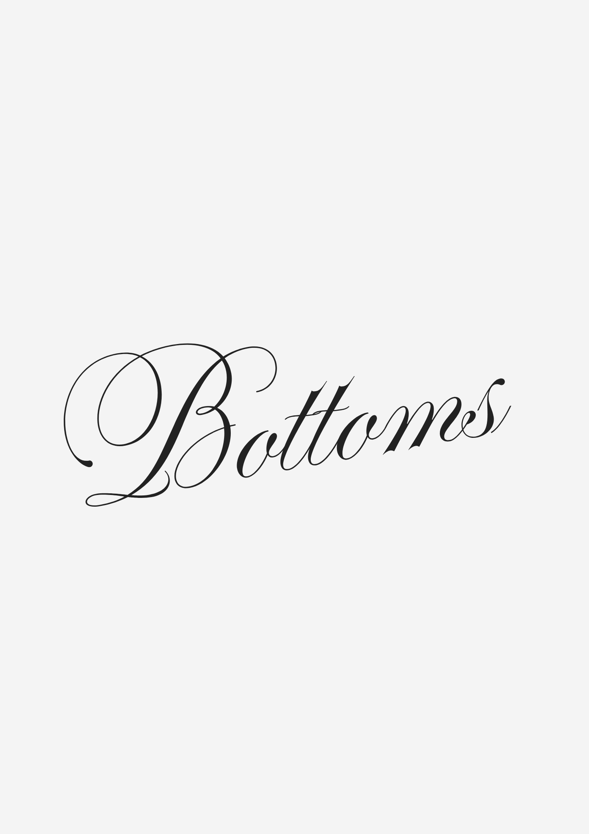 BOTTOMS