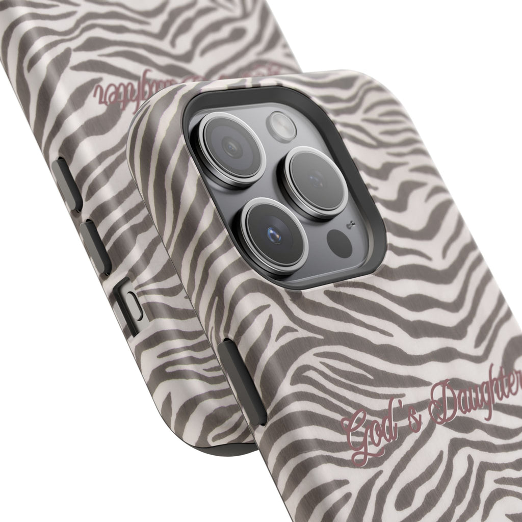 God's Daughter Zebra Stripe MagSafe Phone Case