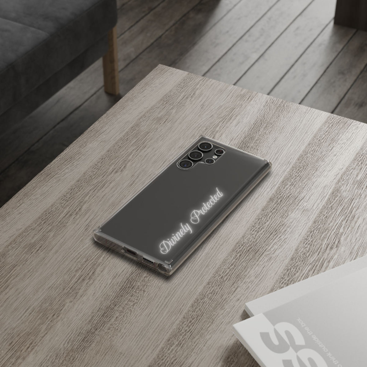 Divinely Protected Clear Phone Case