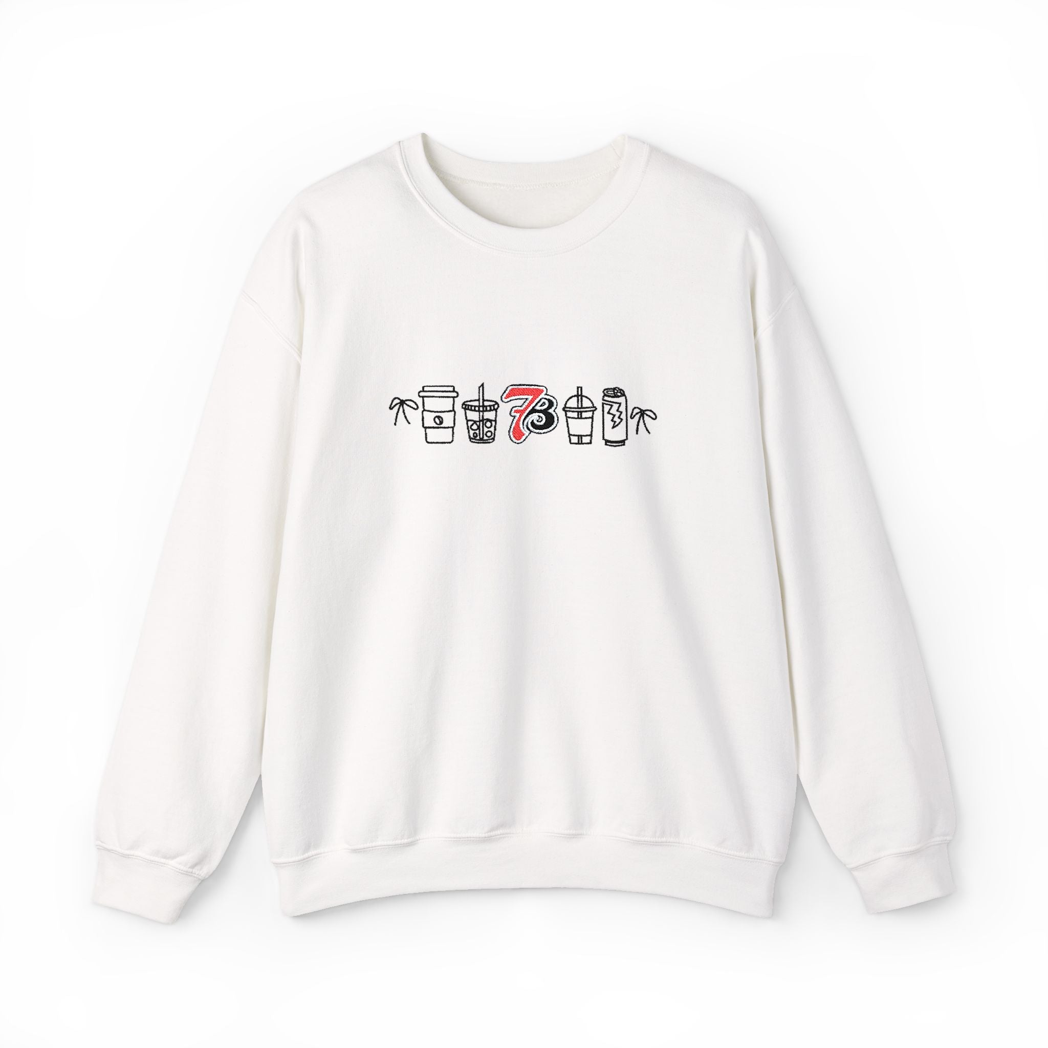 7 Brew Inspired Drink Lineup Sweatshirt