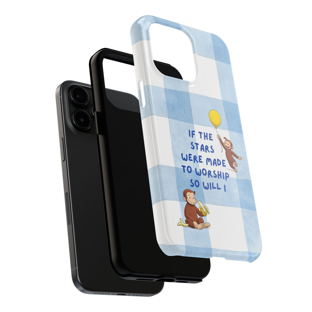 Curious George 'If the Stars Were Made to Worship' Tough Phone Case