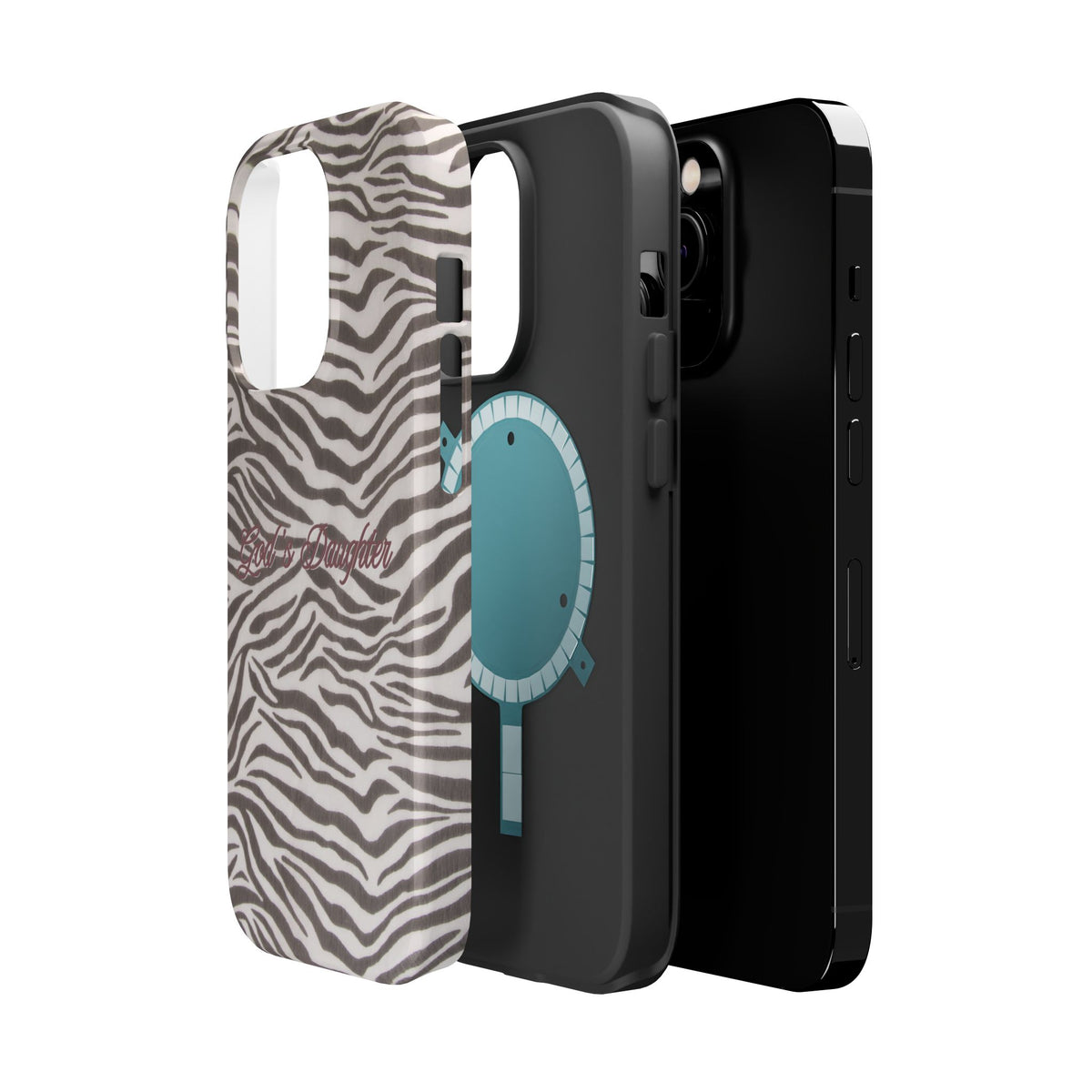God's Daughter Zebra Stripe MagSafe Phone Case
