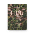 God Is Within Her Hardcover Journal — Psalm 46:5 Floral Faith Notebook