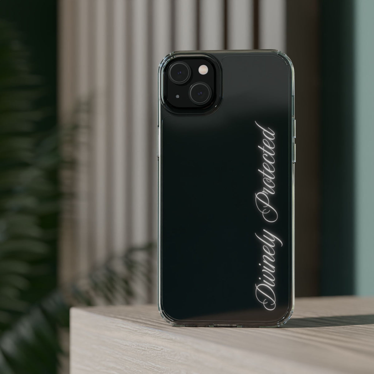 Divinely Protected Clear Phone Case