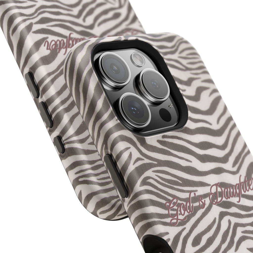God's Daughter Zebra Stripe MagSafe Phone Case
