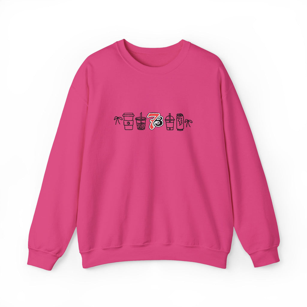 7 Brew Inspired Drink Lineup Sweatshirt
