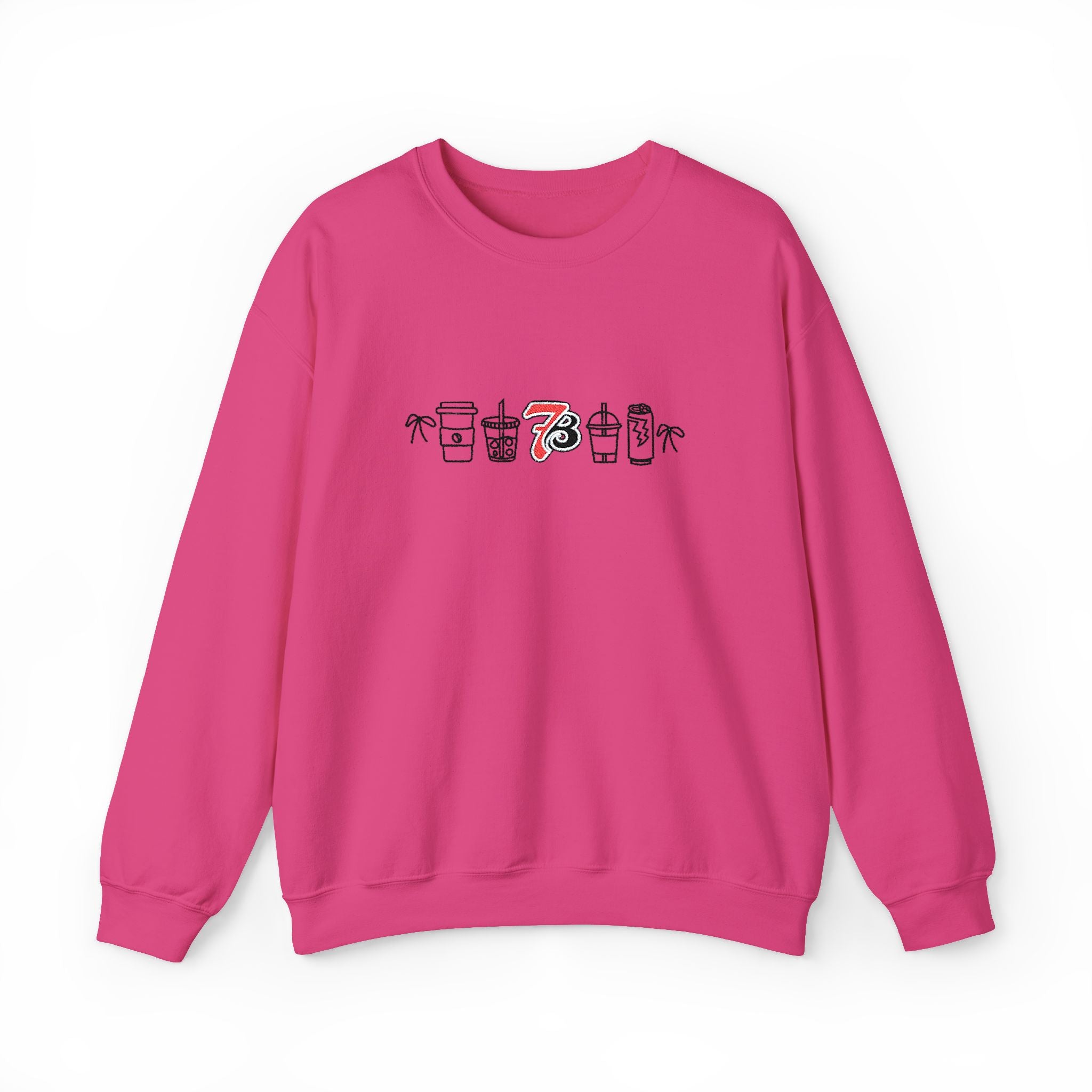 7 Brew Inspired Drink Lineup Sweatshirt