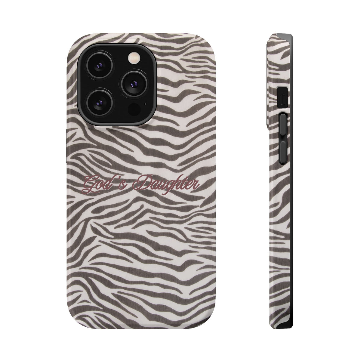 God's Daughter Zebra Stripe MagSafe Phone Case