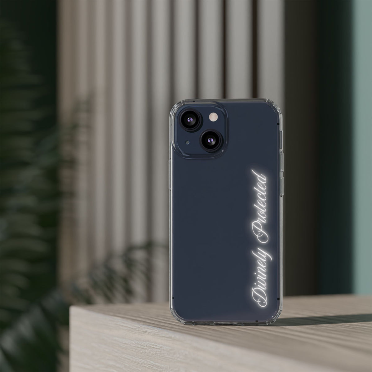 Divinely Protected Clear Phone Case