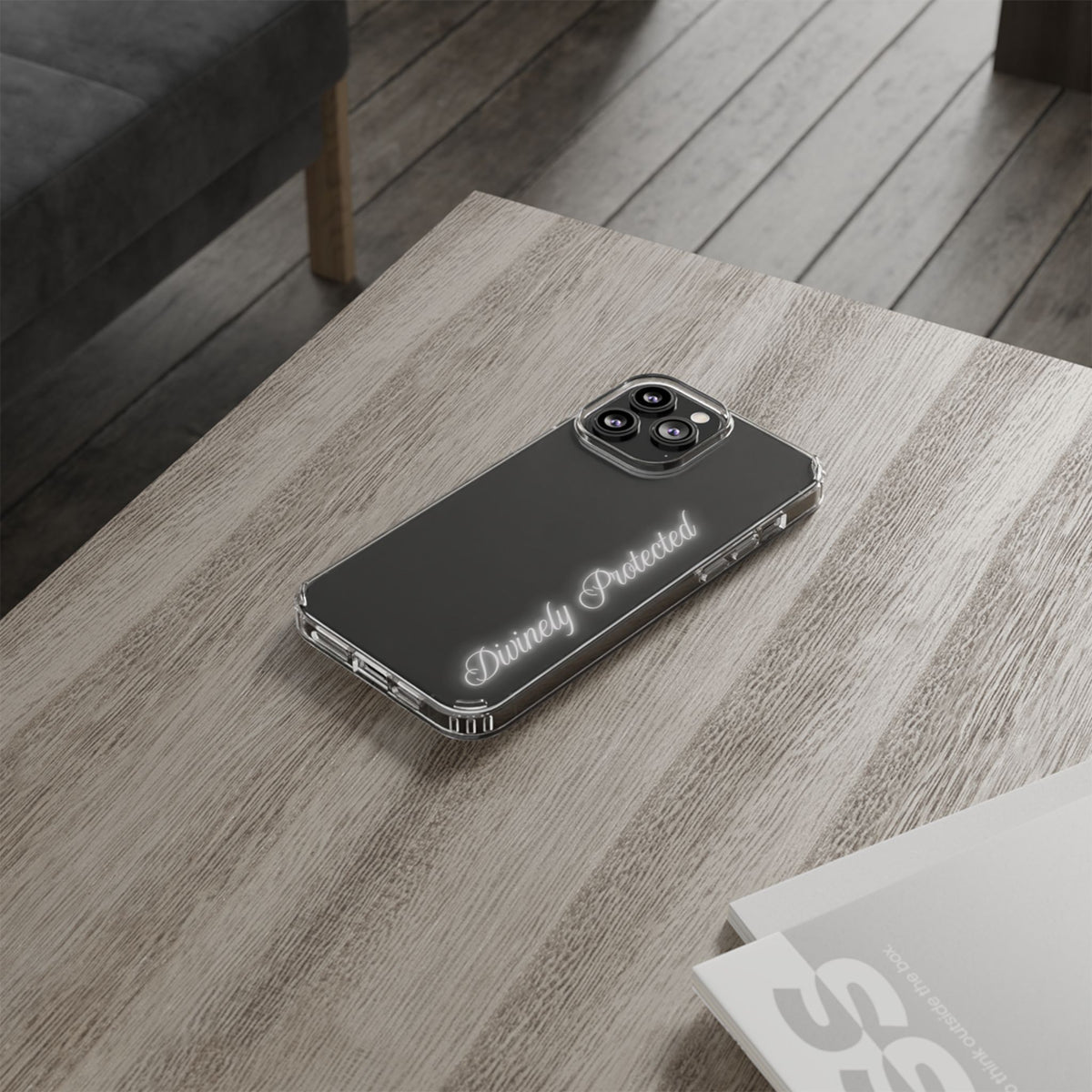 Divinely Protected Clear Phone Case
