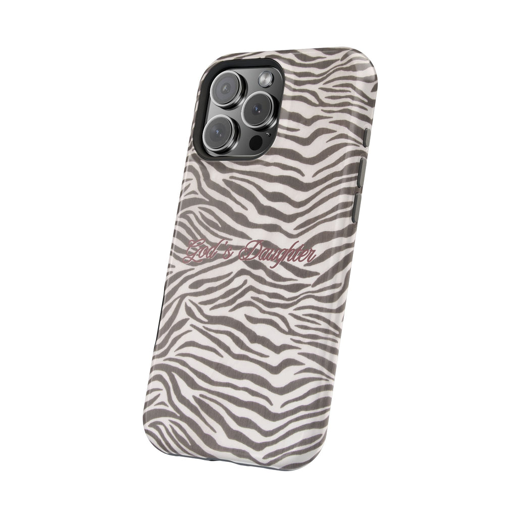 God's Daughter Zebra Stripe MagSafe Phone Case