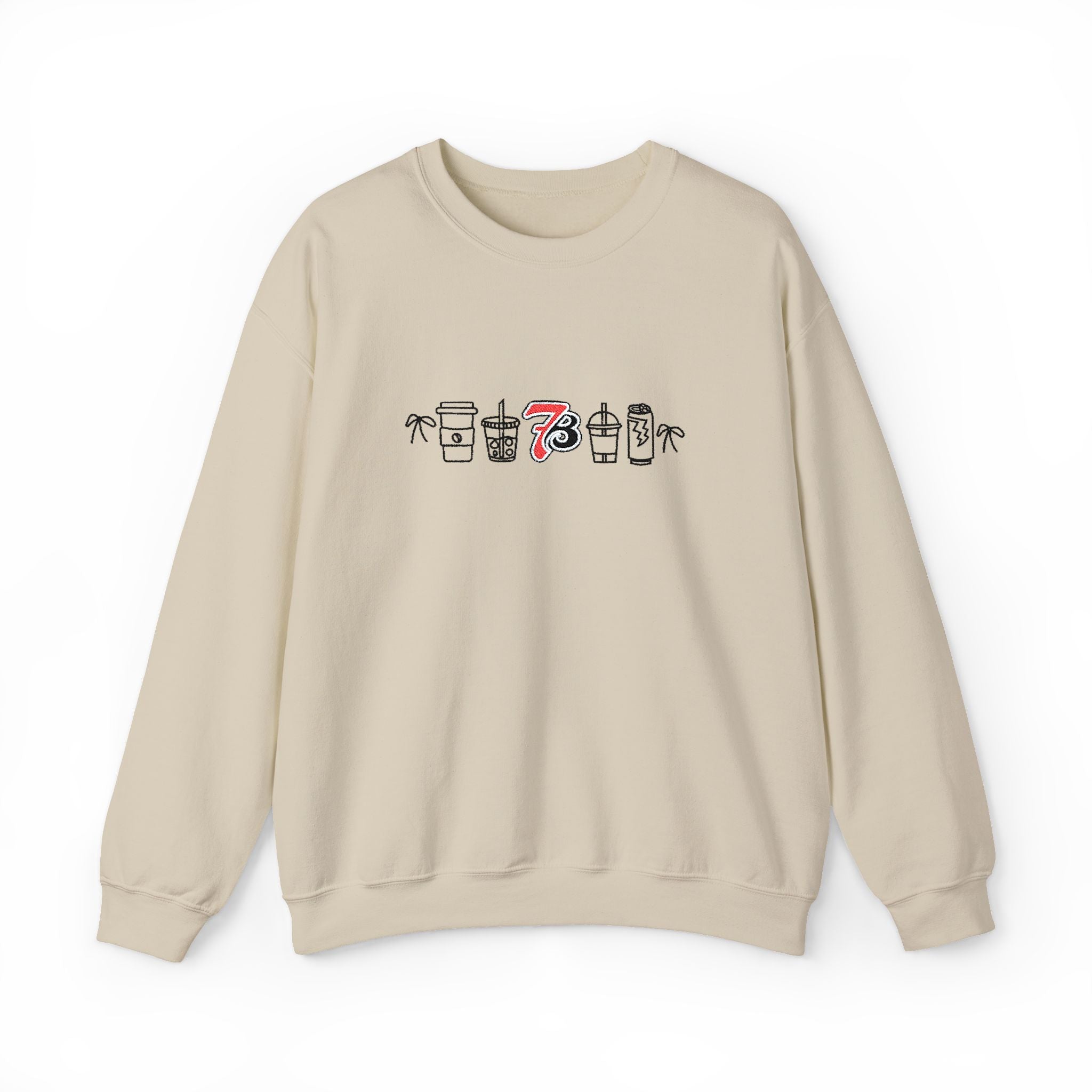 7 Brew Inspired Drink Lineup Sweatshirt