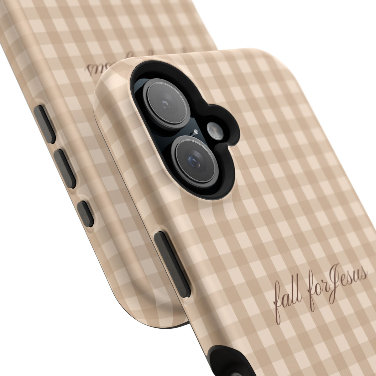 Fall for Jesus Gingham Phone Case - MagSafe