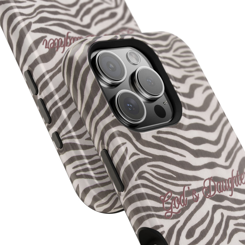 God's Daughter Zebra Stripe MagSafe Phone Case