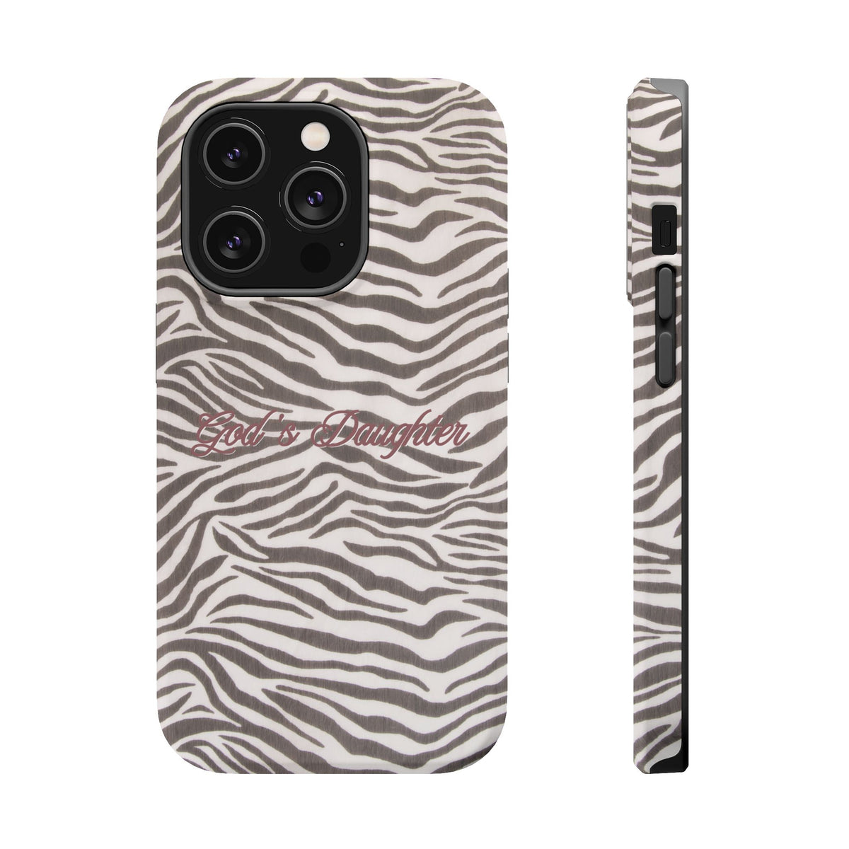 God's Daughter Zebra Stripe MagSafe Phone Case