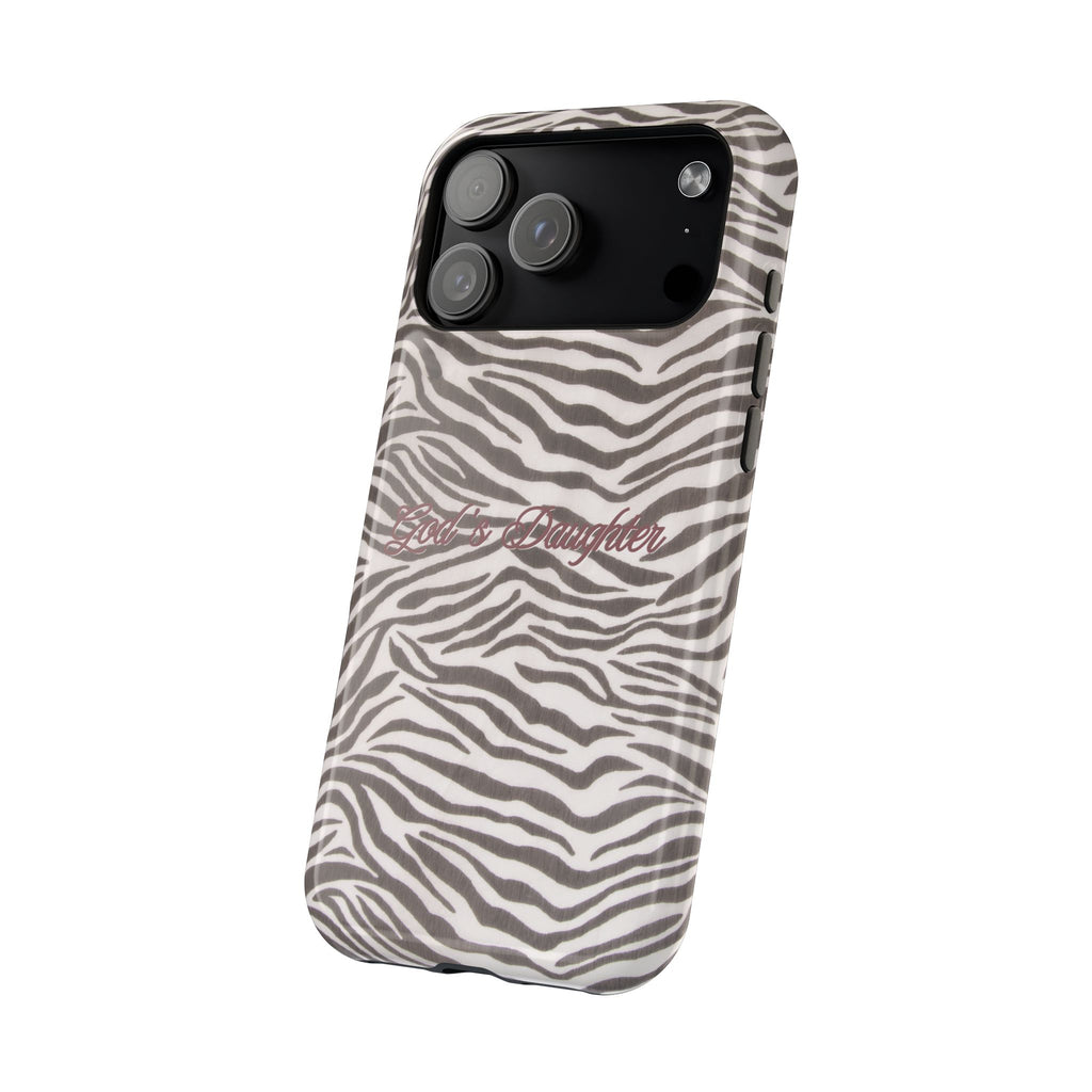 God's Daughter Zebra Stripe MagSafe Phone Case