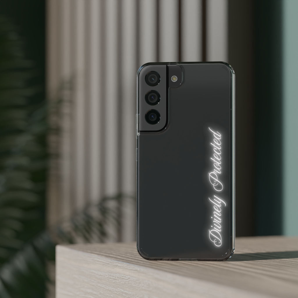 Divinely Protected Clear Phone Case