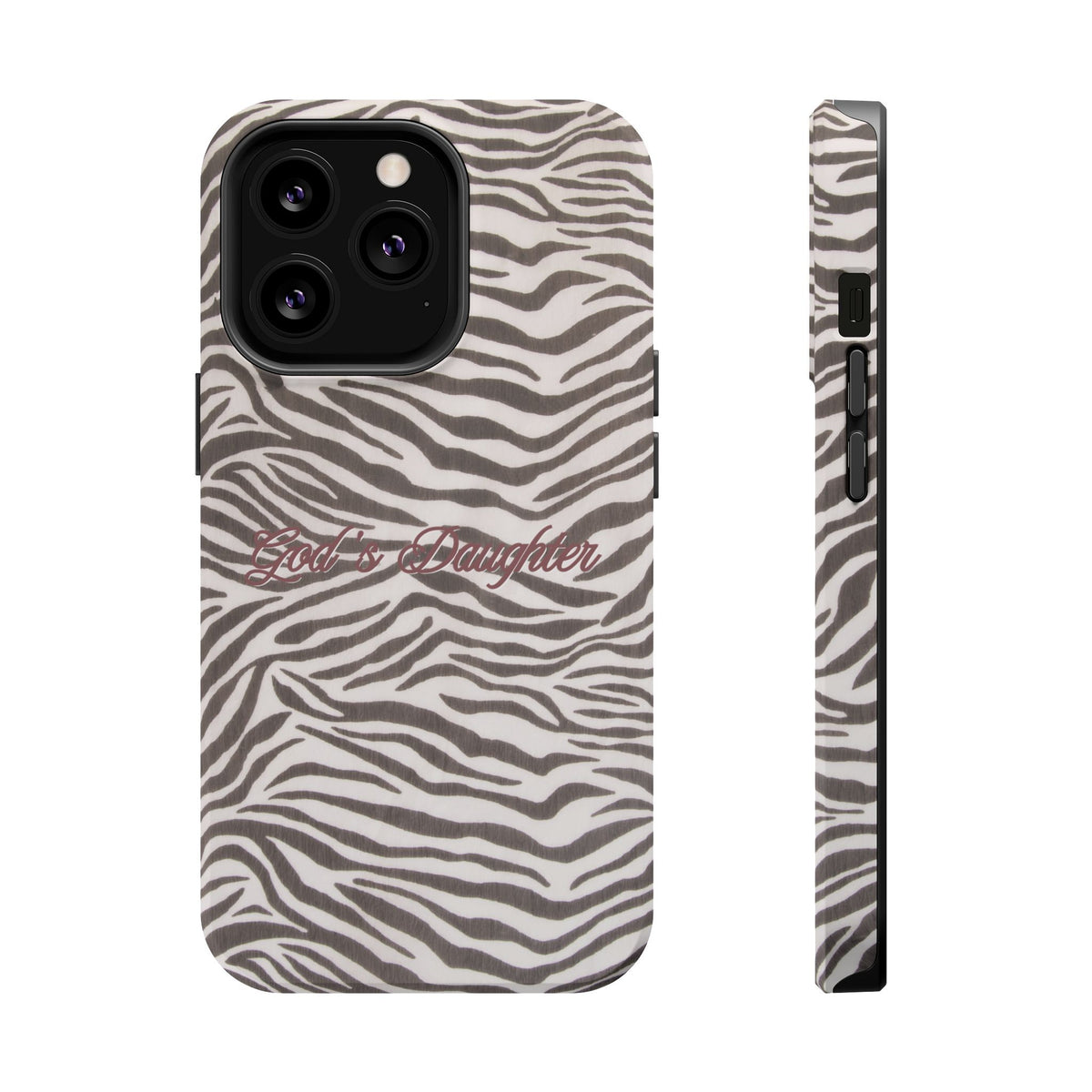 God's Daughter Zebra Stripe MagSafe Phone Case