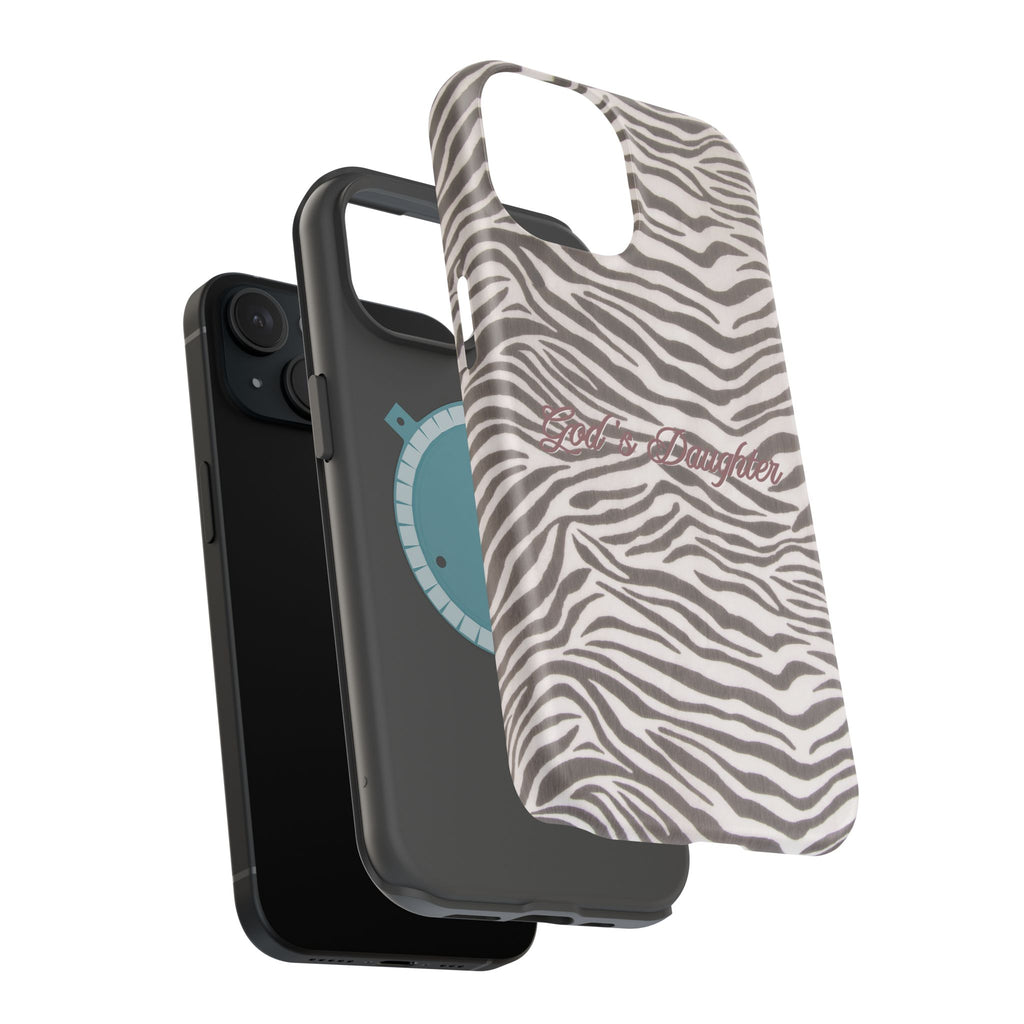 God's Daughter Zebra Stripe MagSafe Phone Case