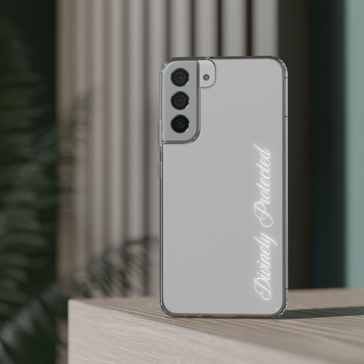Divinely Protected Clear Phone Case