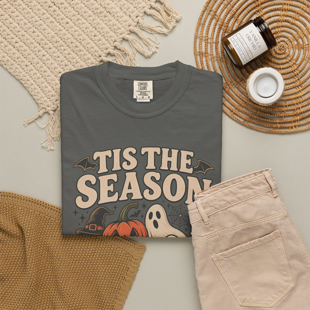 Halloween T-Shirt — 'Tis the Season' Vintage Spooky