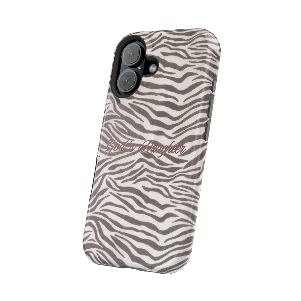 God's Daughter Zebra Stripe MagSafe Phone Case