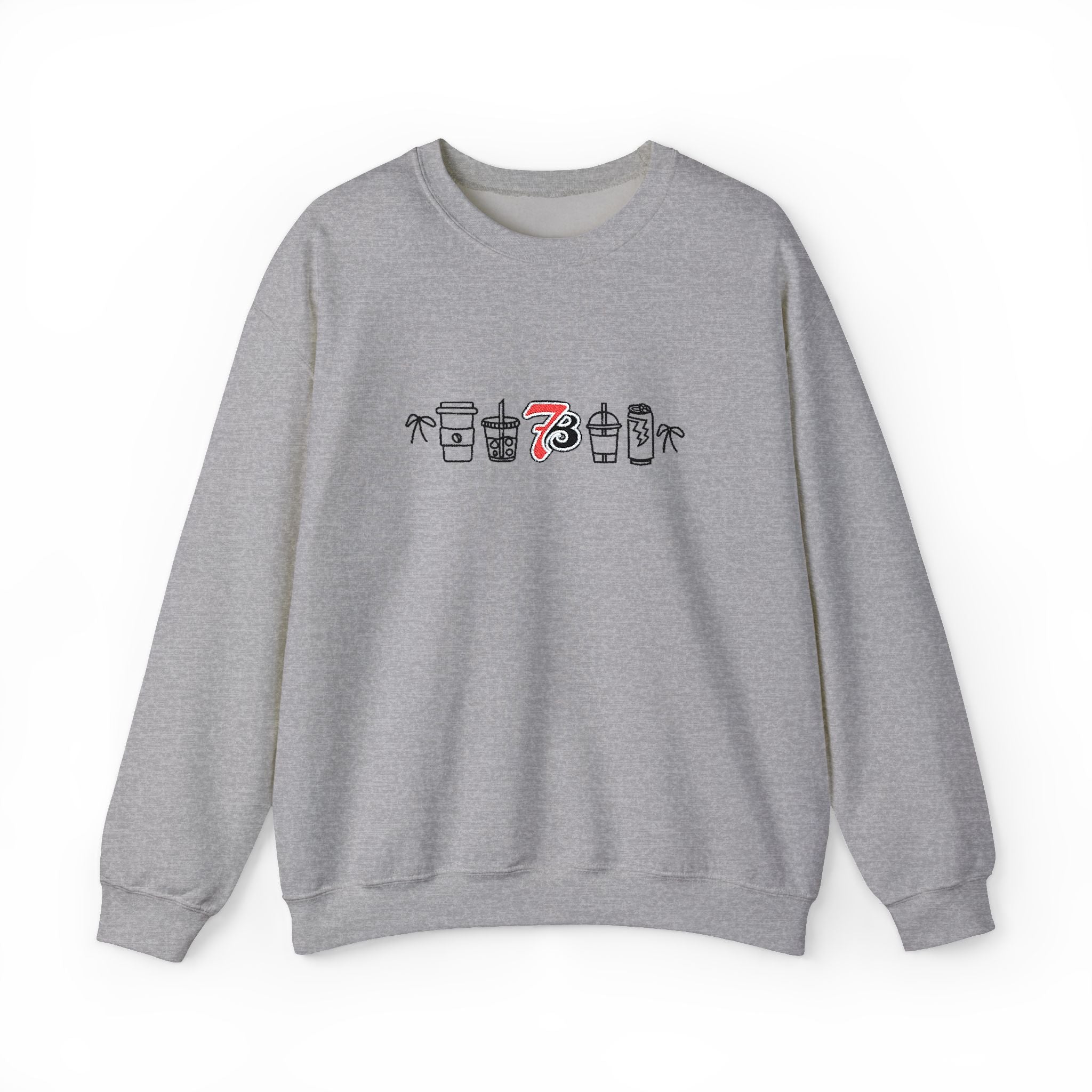 7 Brew Inspired Drink Lineup Sweatshirt