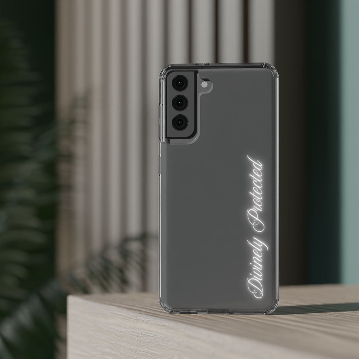 Divinely Protected Clear Phone Case