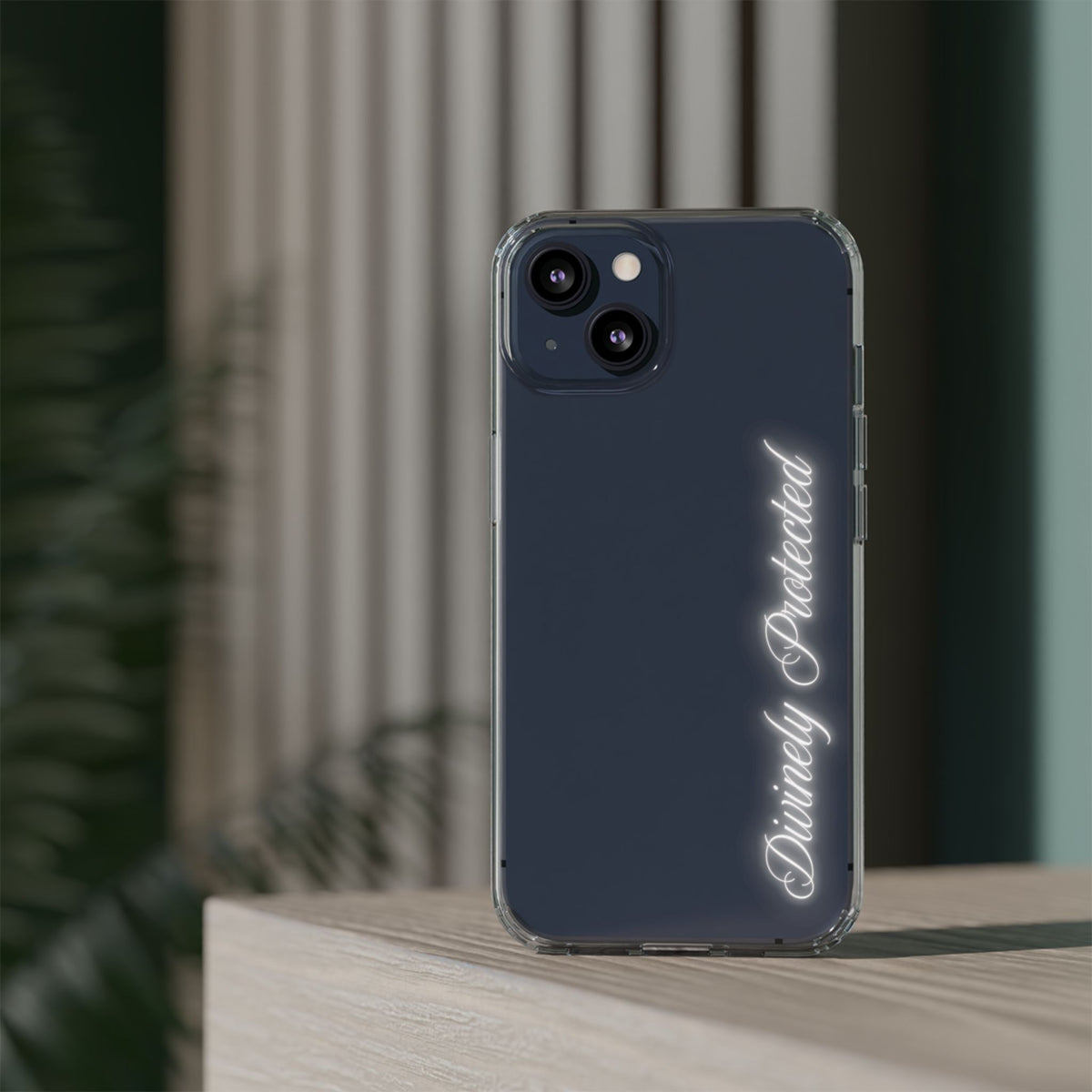Divinely Protected Clear Phone Case