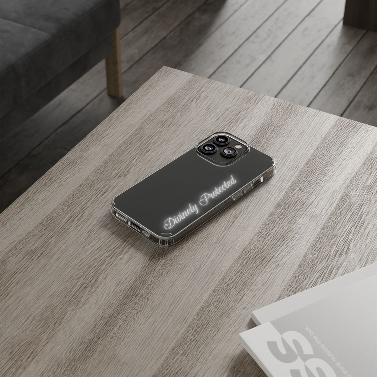 Divinely Protected Clear Phone Case