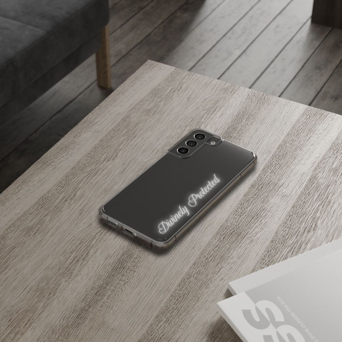Divinely Protected Clear Phone Case
