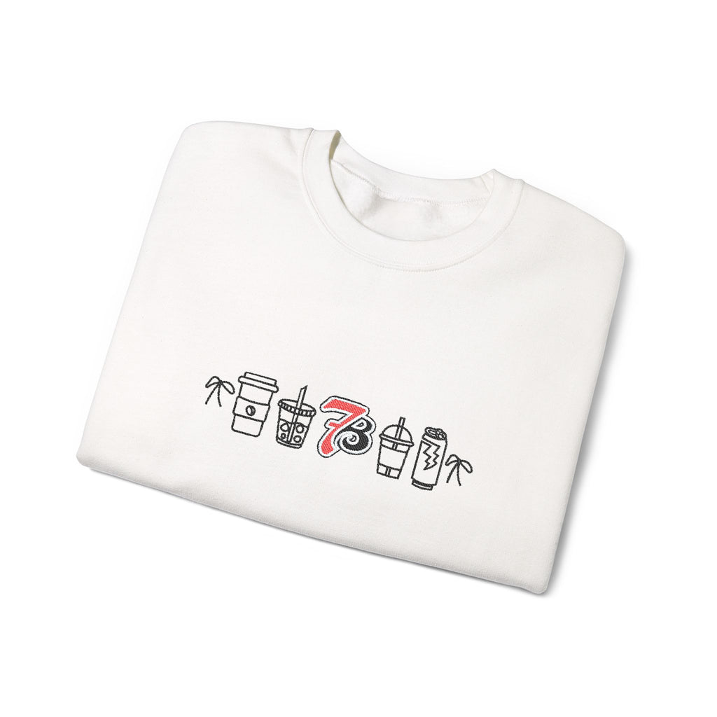 7 Brew Inspired Drink Lineup Sweatshirt