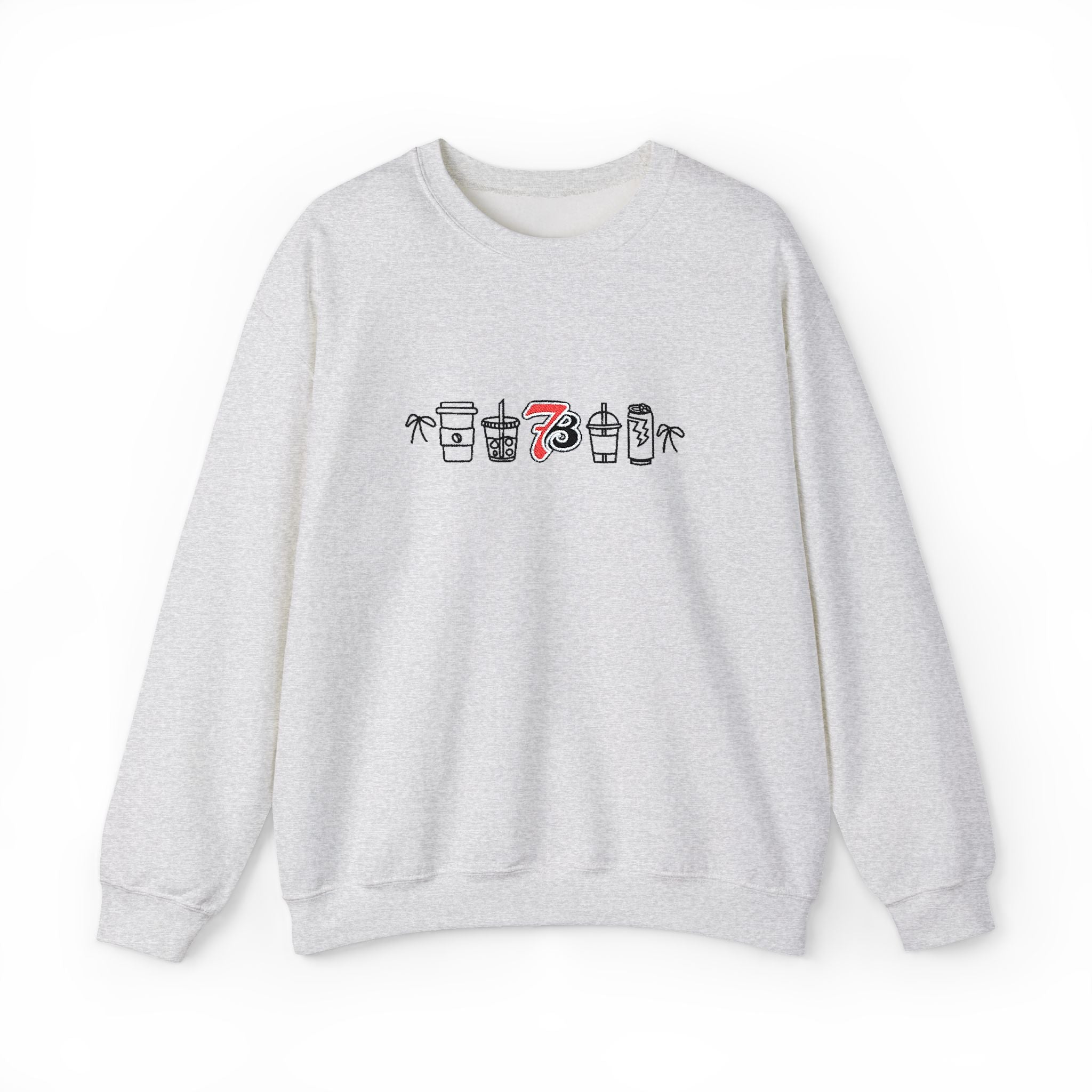 7 Brew Inspired Drink Lineup Sweatshirt