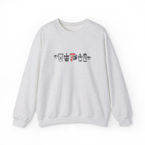 7 Brew Inspired Drink Lineup Sweatshirt