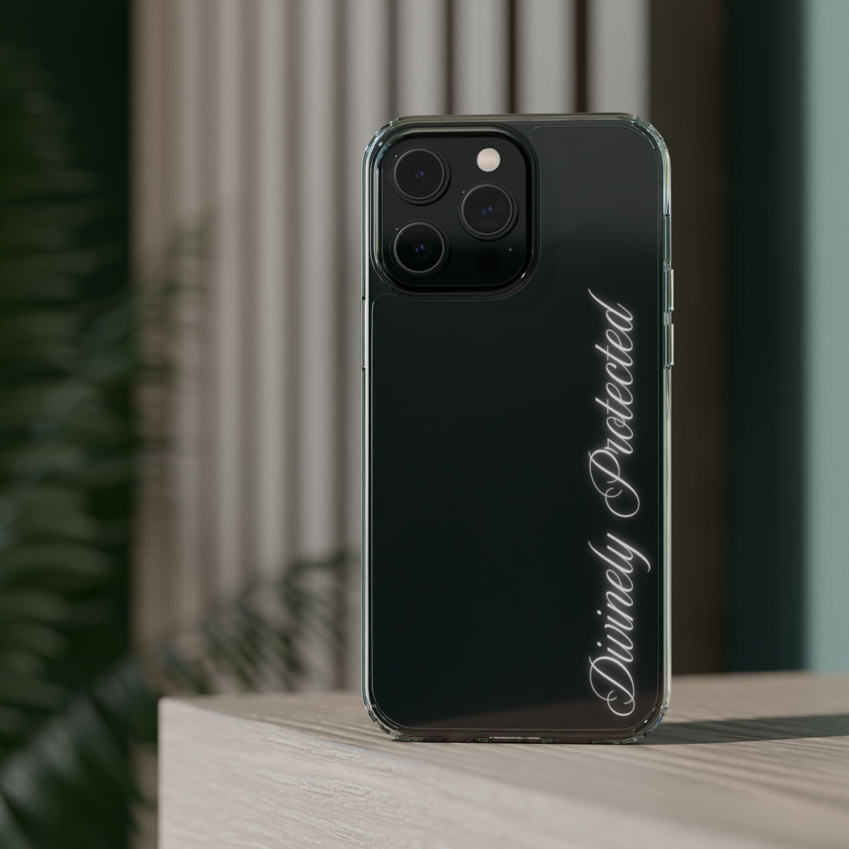 Divinely Protected Clear Phone Case