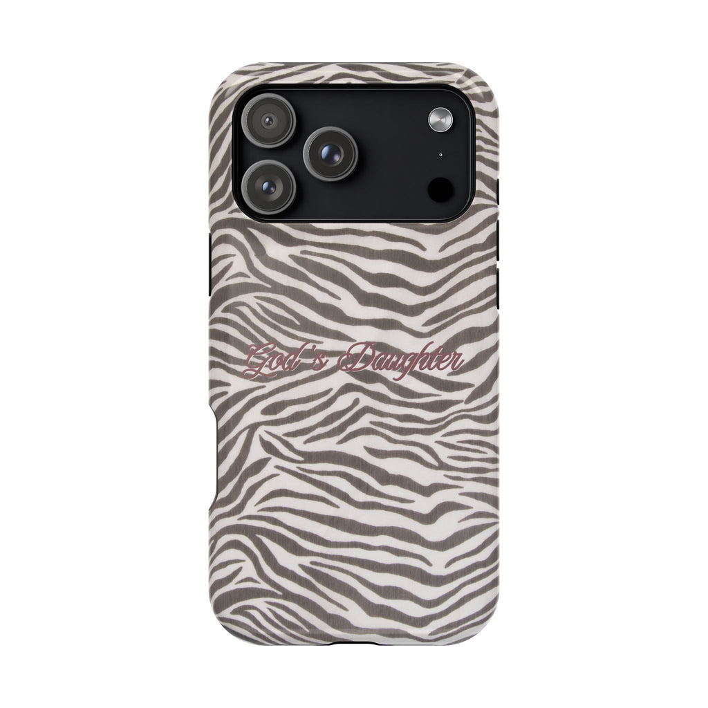 God's Daughter Zebra Stripe MagSafe Phone Case