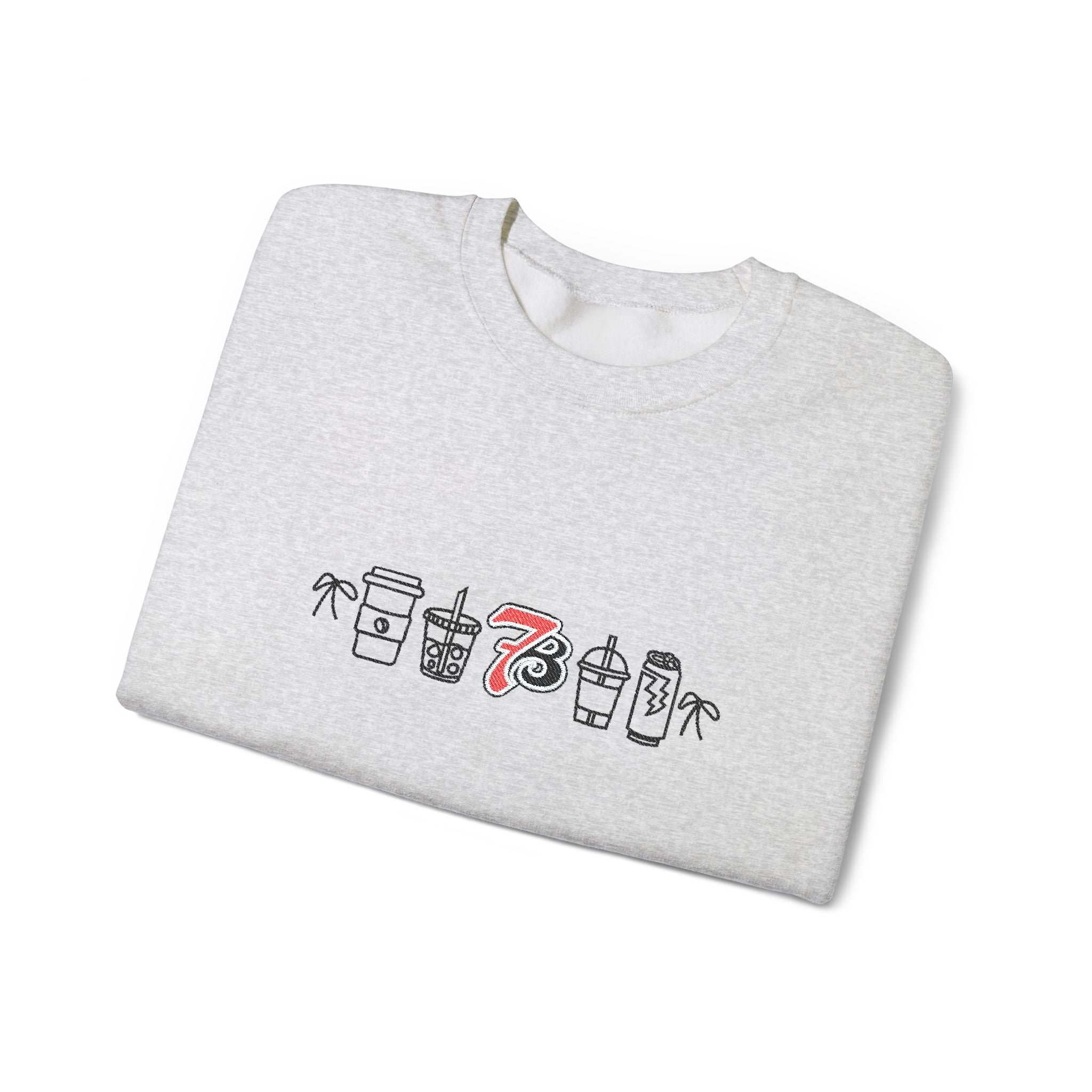 7 Brew Inspired Drink Lineup Sweatshirt
