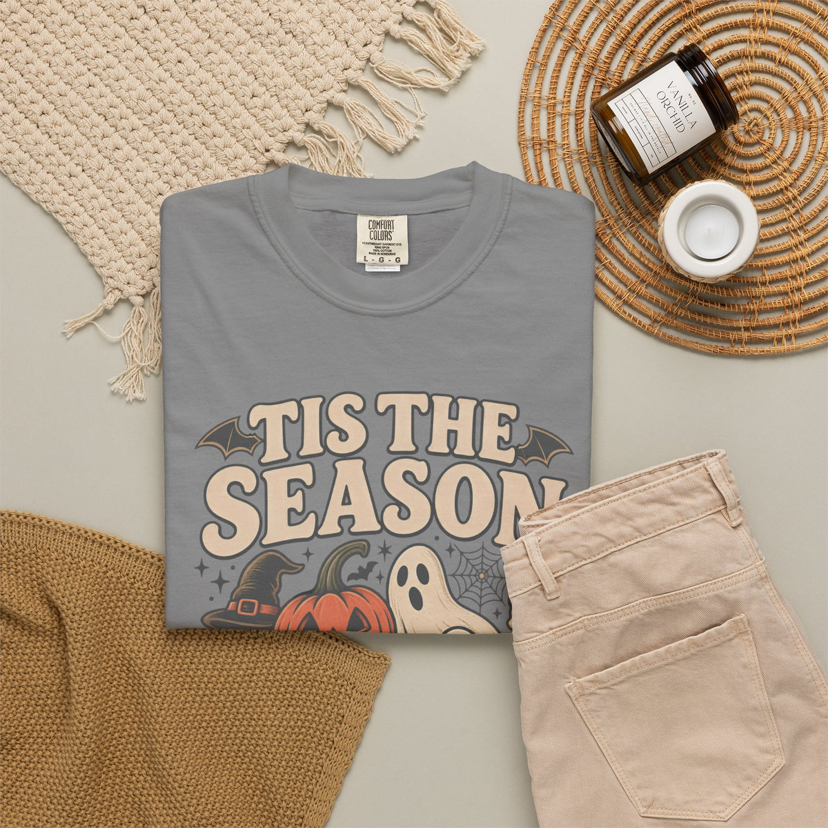 Halloween T-Shirt — 'Tis the Season' Vintage Spooky