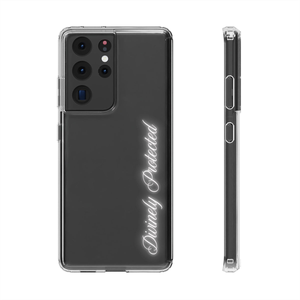 Divinely Protected Clear Phone Case