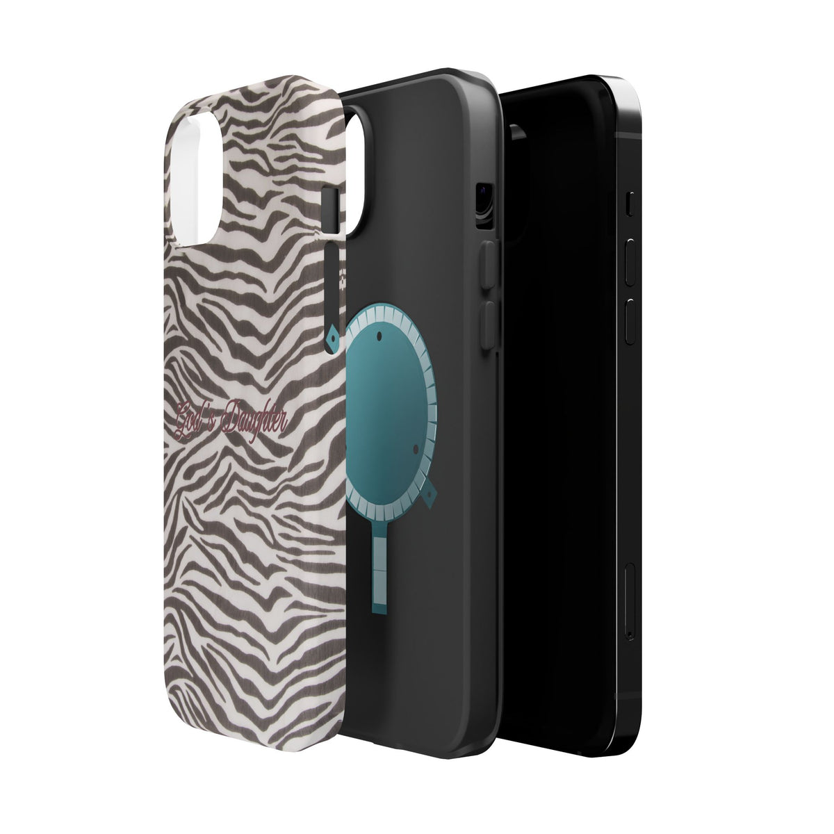 God's Daughter Zebra Stripe MagSafe Phone Case