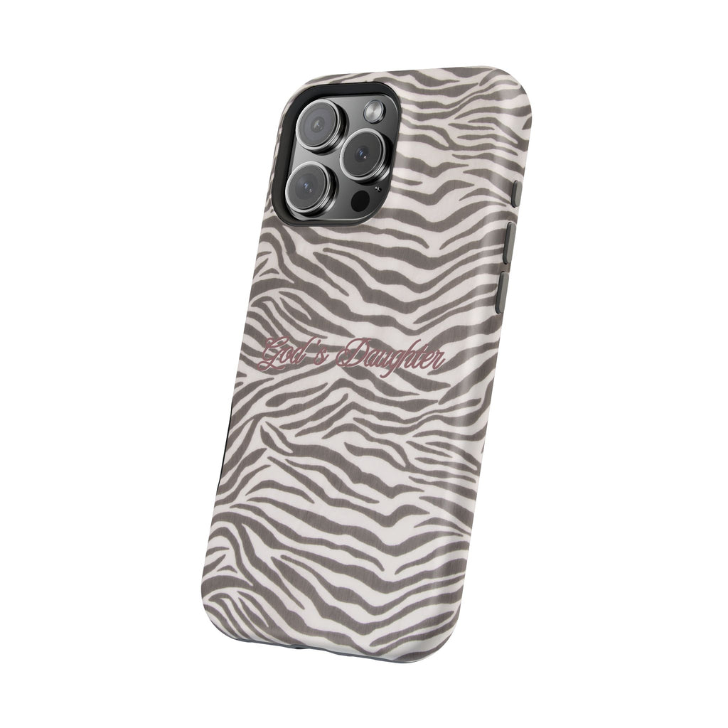 God's Daughter Zebra Stripe MagSafe Phone Case