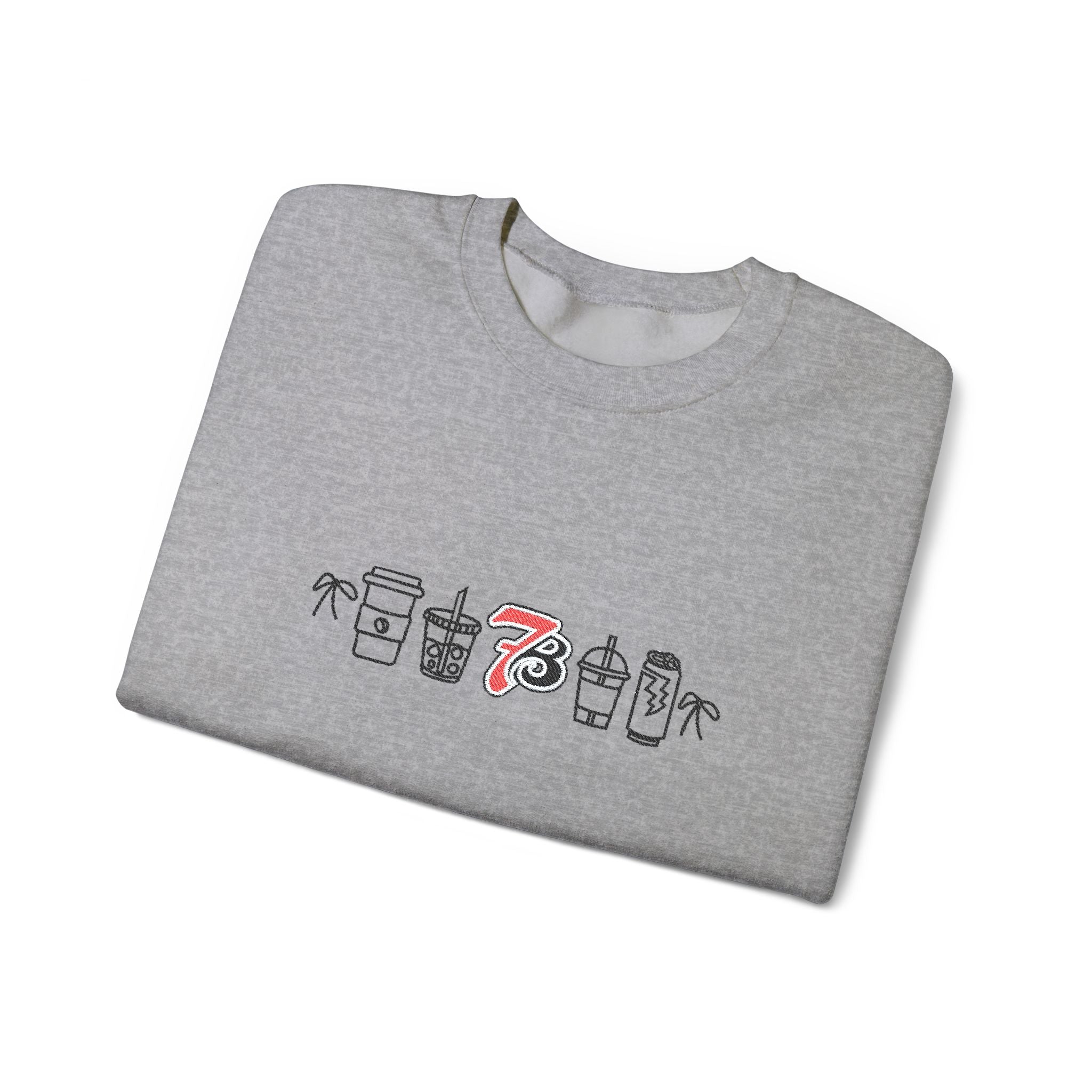 7 Brew Inspired Drink Lineup Sweatshirt