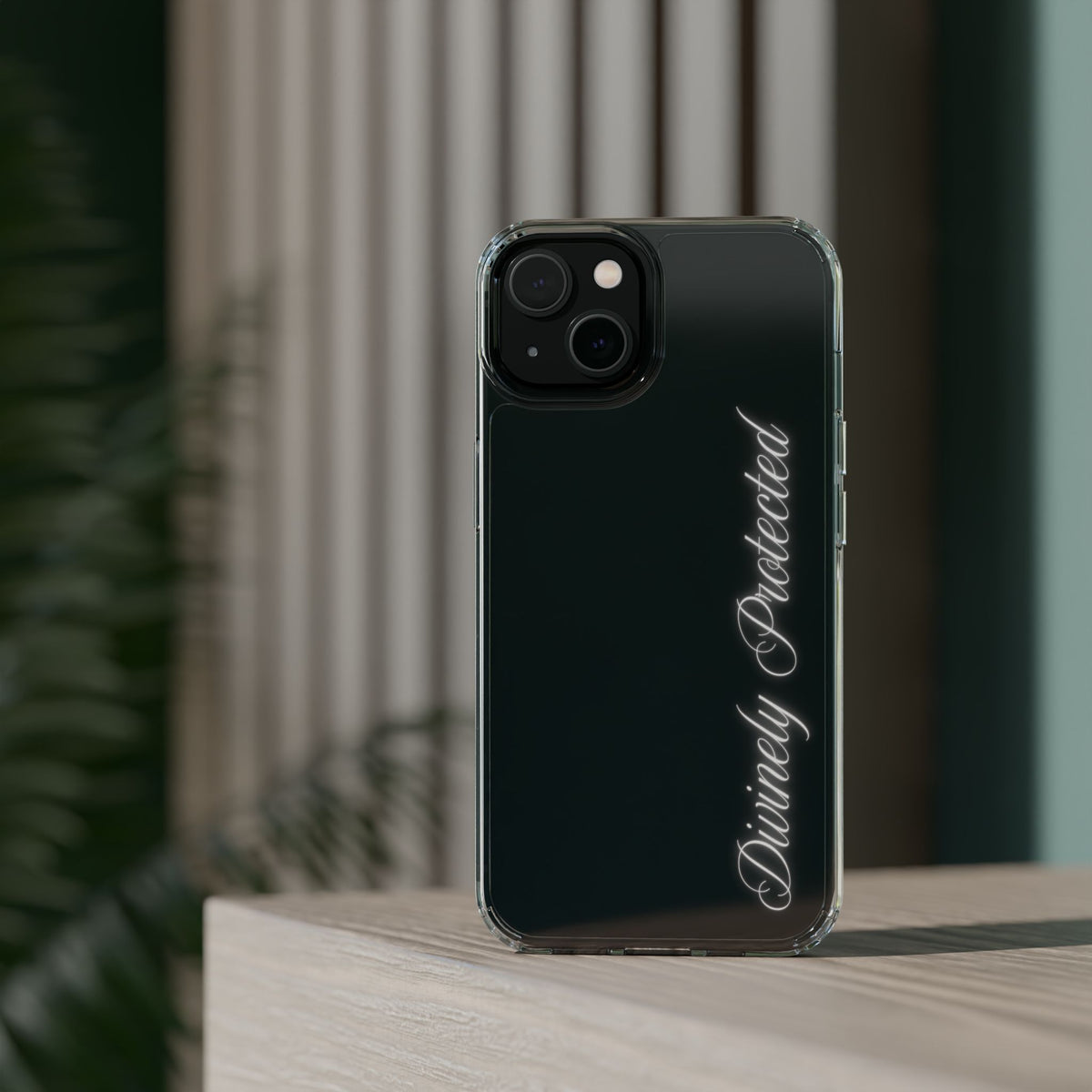 Divinely Protected Clear Phone Case