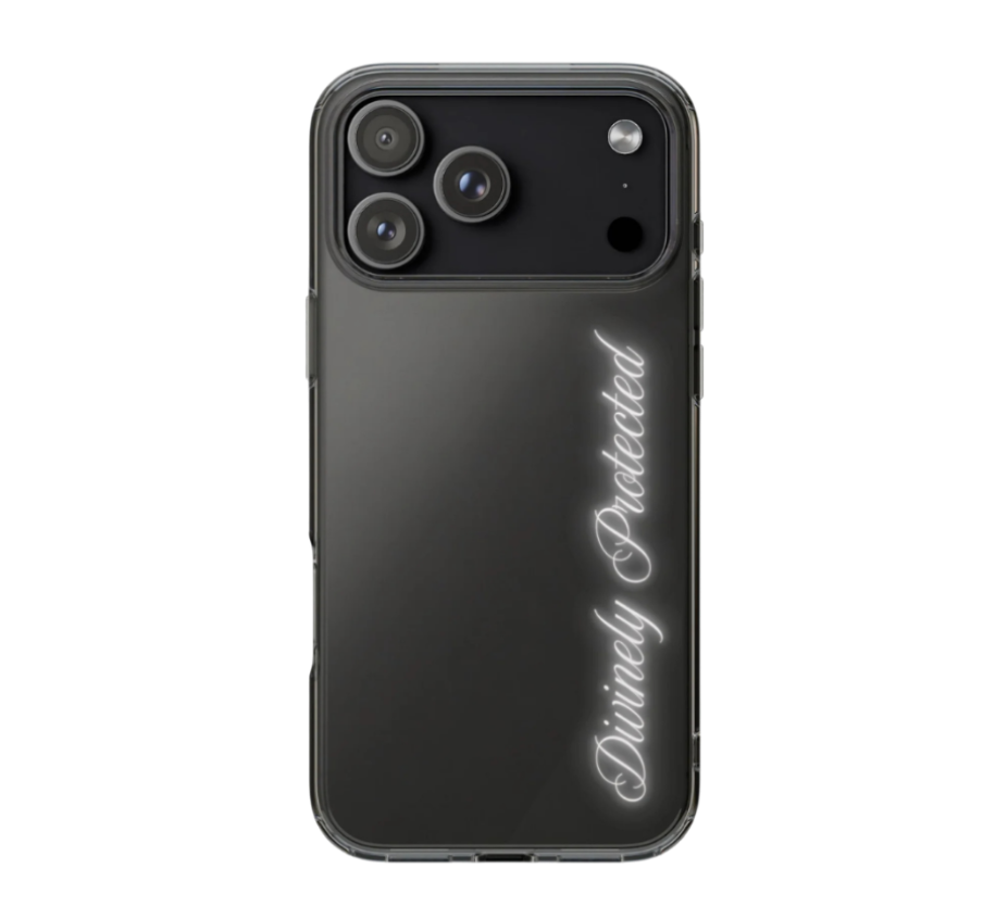 Divinely Protected Clear Phone Case